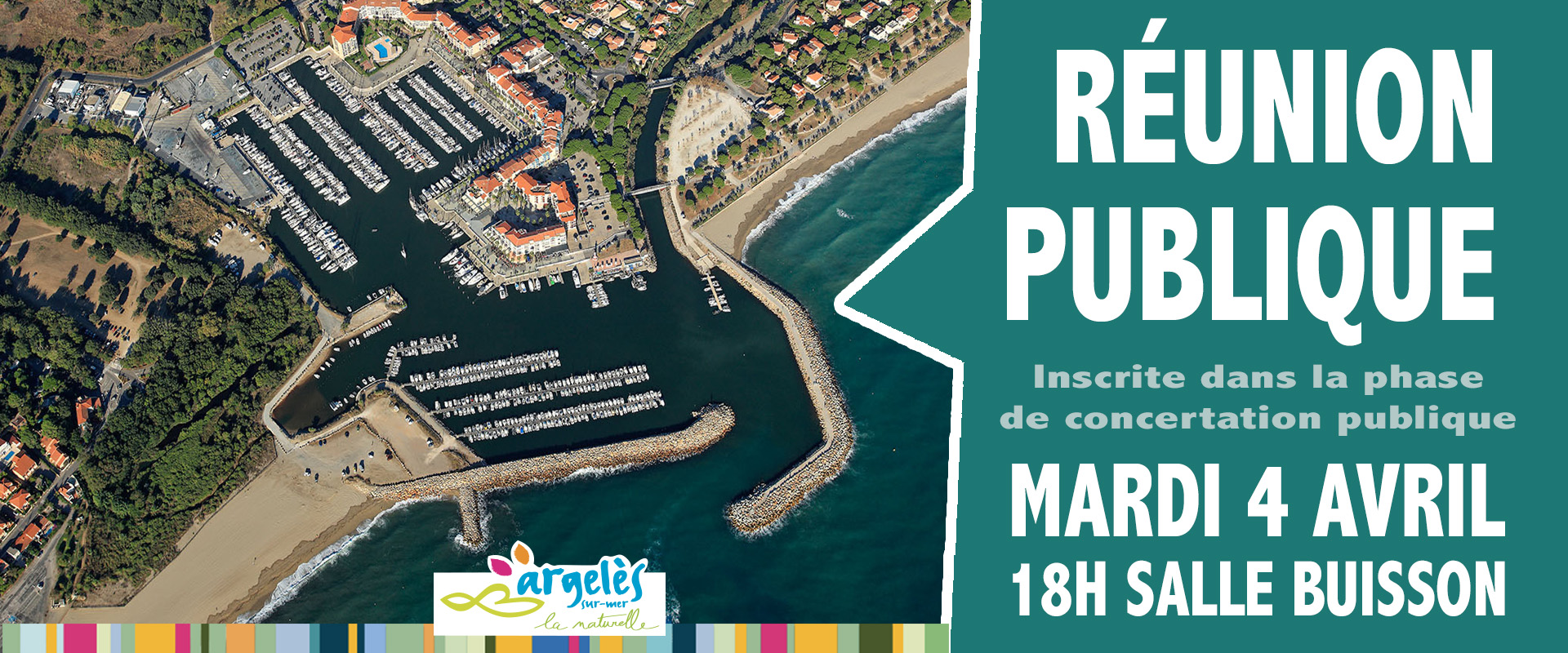 Réunion publique le 4 avril 2023 à Argelès-sur-Mer, salle Buisson