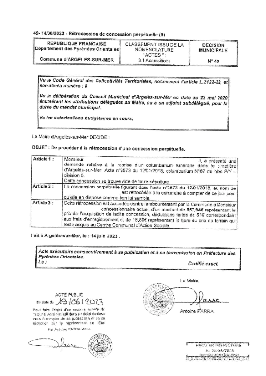 Les D cisions Municipales