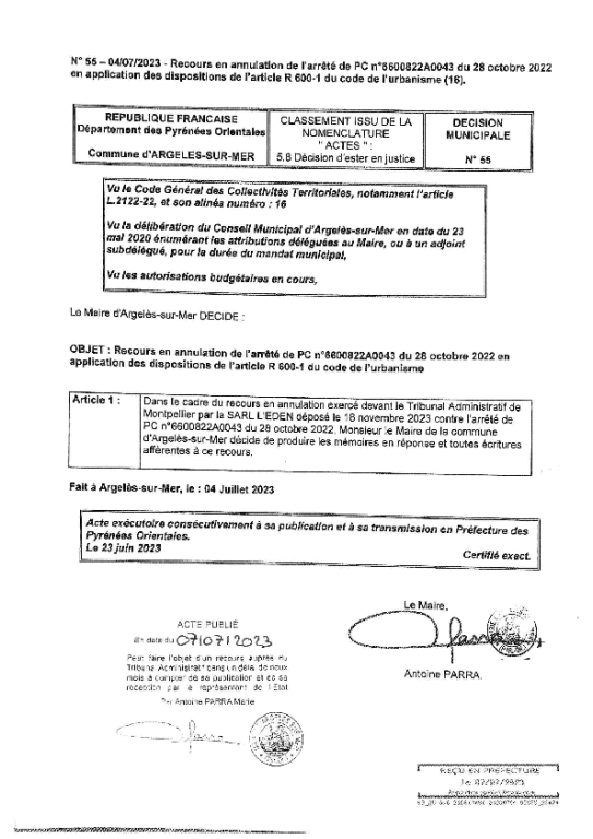 Les D cisions Municipales